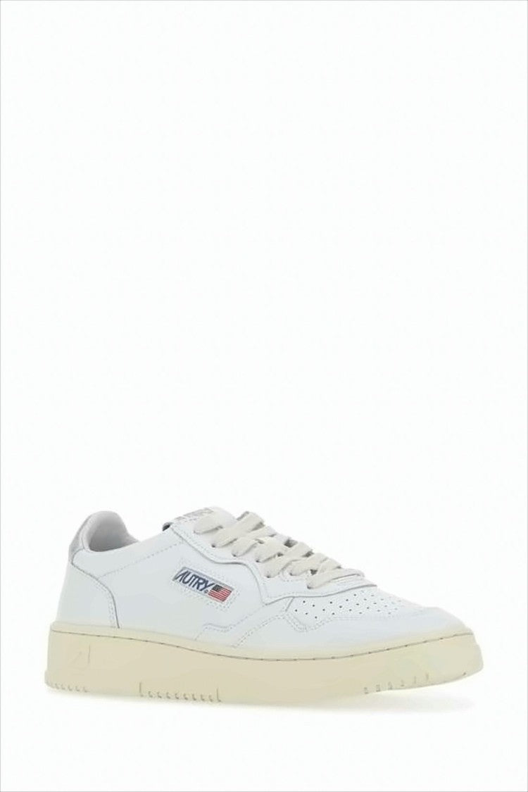 Autry Low-Top Sneakers With Perforated Detailing And Metallic Accents