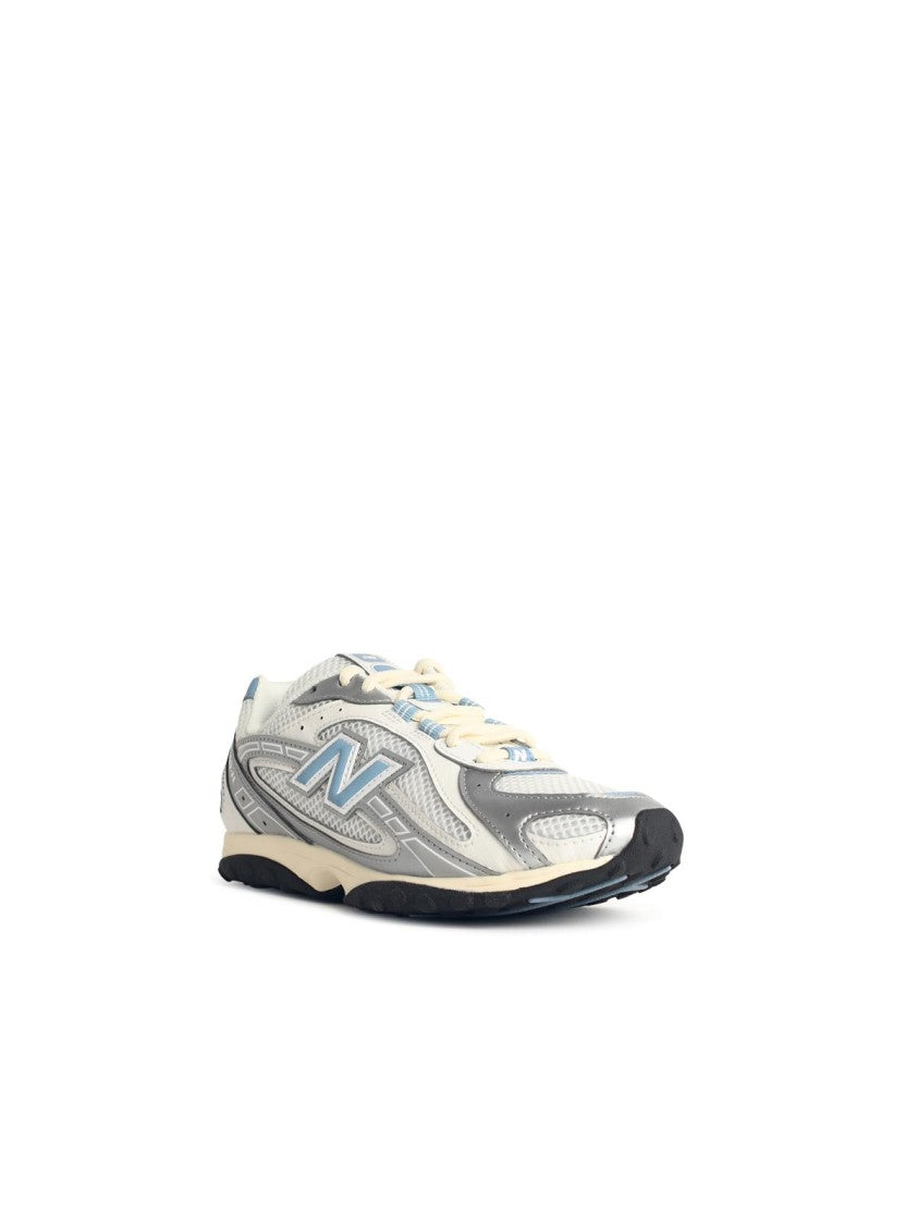 New Balance '204' White Fabric Blend Sneakers