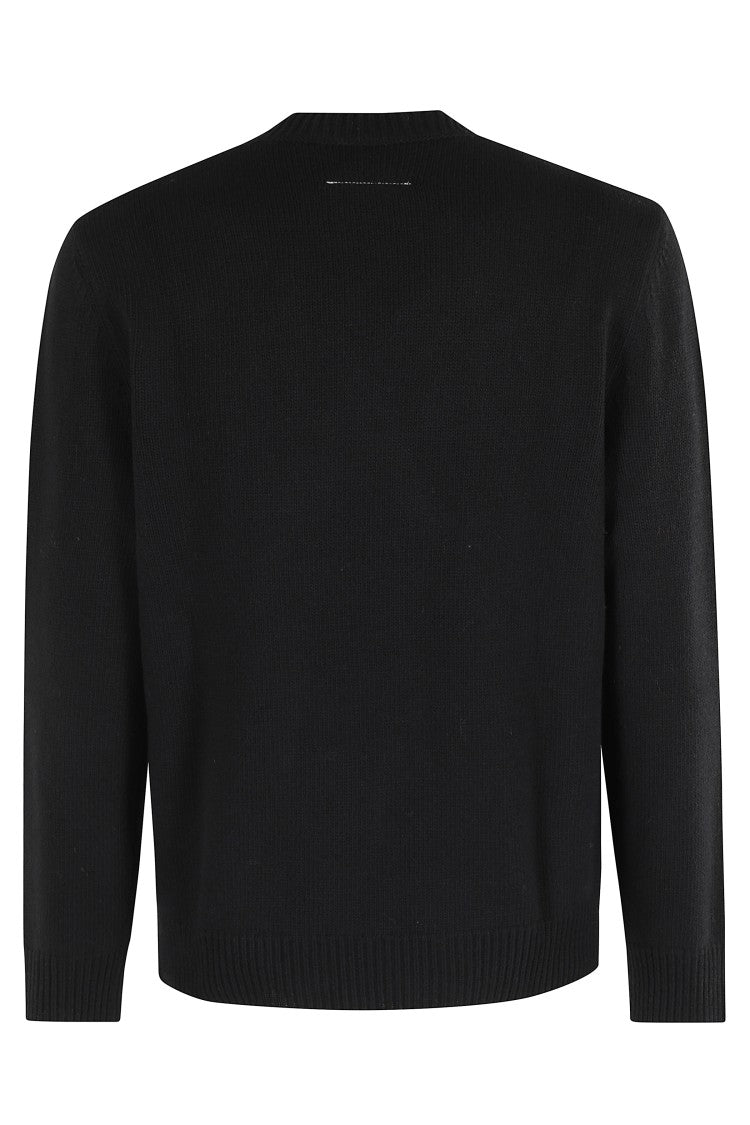 Mm6 By Maison Margiela Long Sleeve Crewneck Sweater