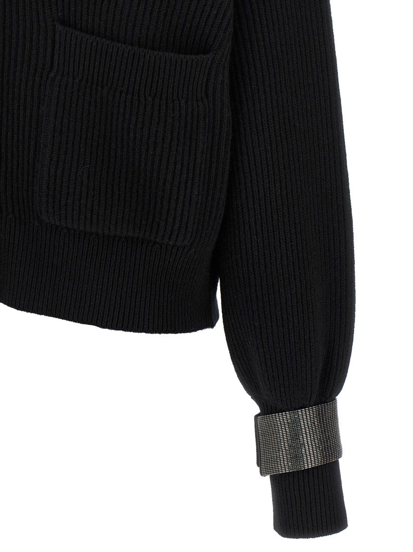 Brunello Cucinelli Monile Cuff Cardigan