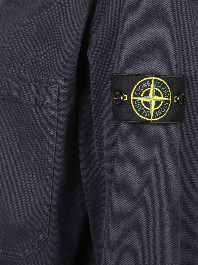 Stone Island Tailored Button-Down Shirt With Pointed Collar