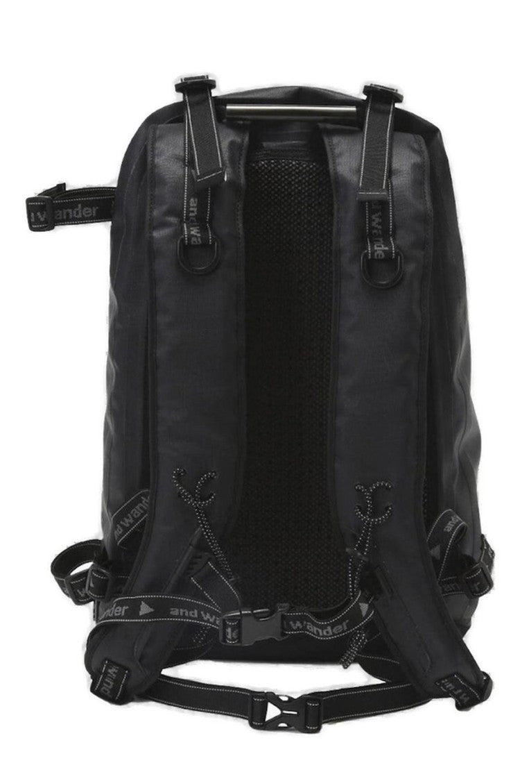 And Wander Structured Black Bag With Minimalist Design