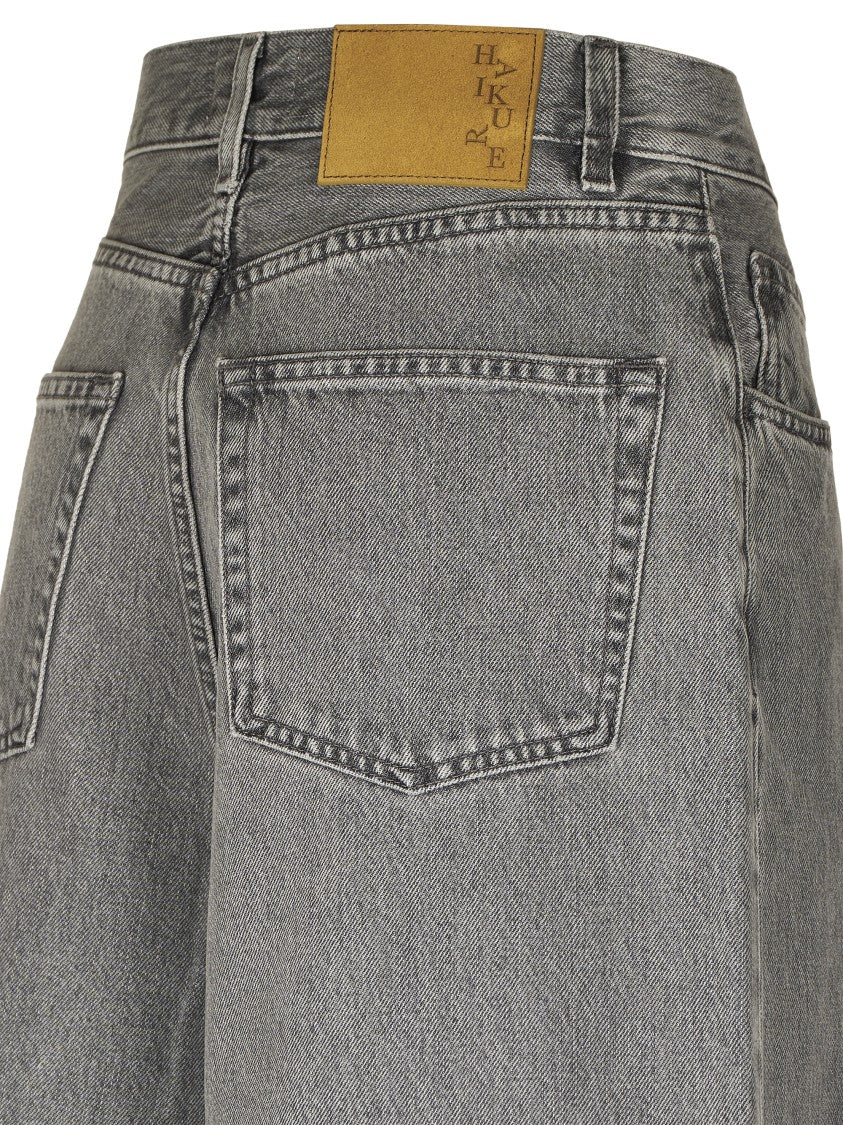 Haikure Wide-Leg High-Waisted Jeans
