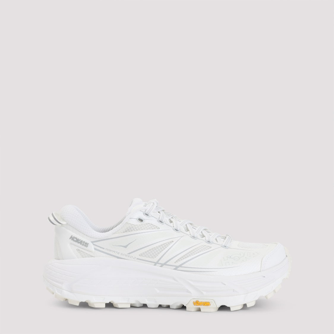 Hoka White Mafate Speed 2 Sneakers