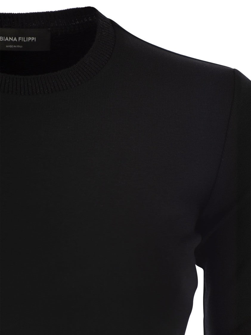 Fabiana Filippi Long-Sleeved T-Shirt In Jersey
