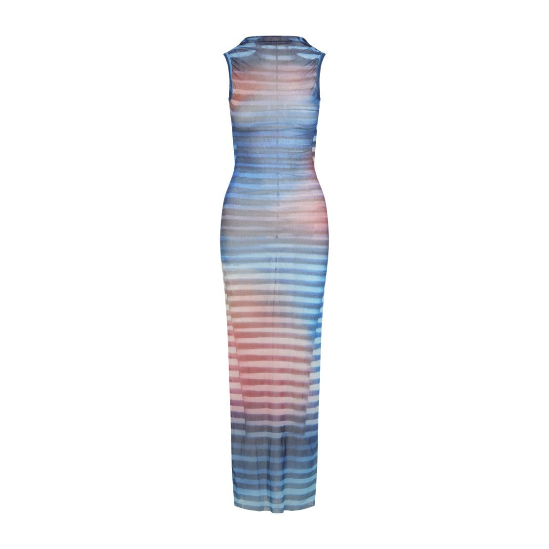 Jean Paul Gaultier Bold Multicolor Mesh Dress