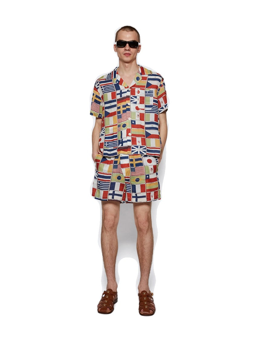Bode Boxer Shorts International Flags