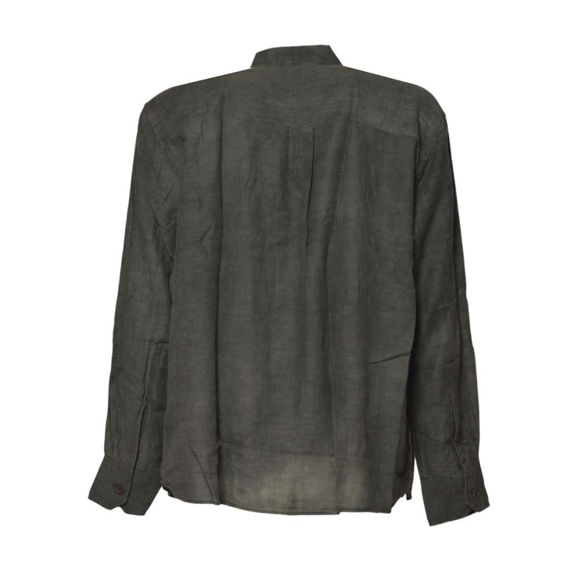 Our Legacy Long-Sleeved Button-Up Shirt With Classic Collar And Textured Fabric