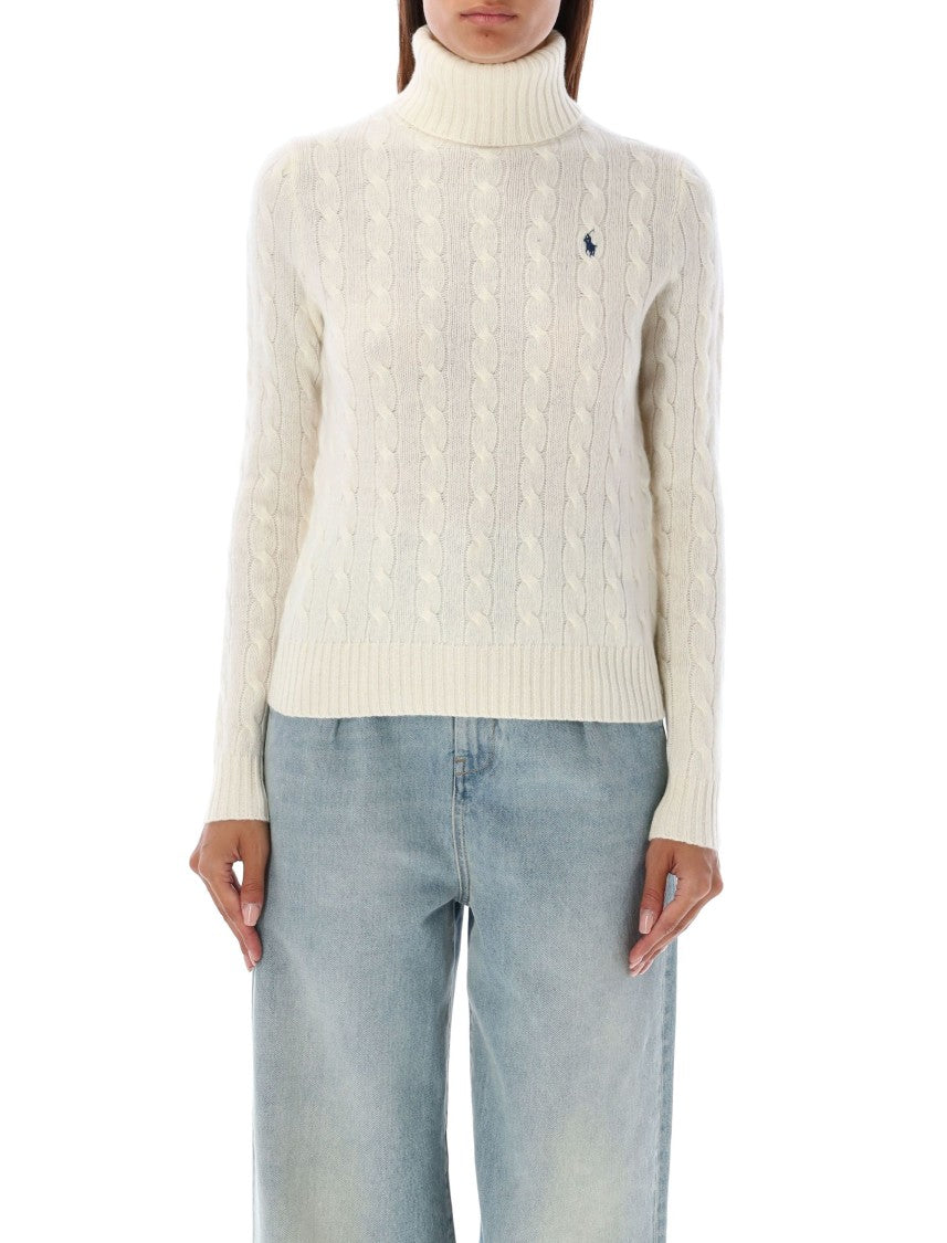 Polo Ralph Lauren High-Neck Cable Knit Sweater