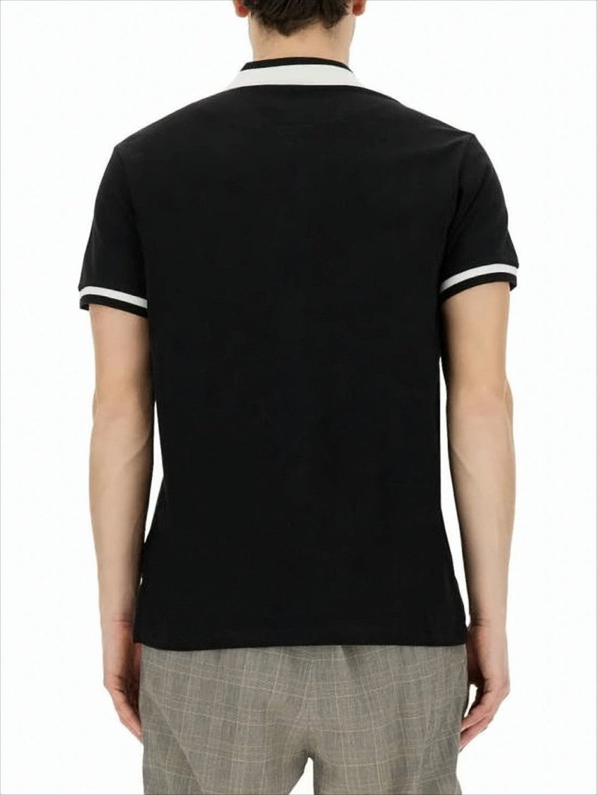Vivienne Westwood Short-Sleeve Polo Shirt With Contrasting White Trim