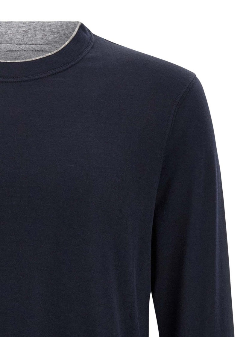 Brunello Cucinelli Multi Layer T-Shirt