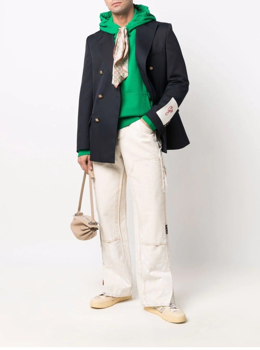 Golden Goose Double-Breasted Navy Jacket