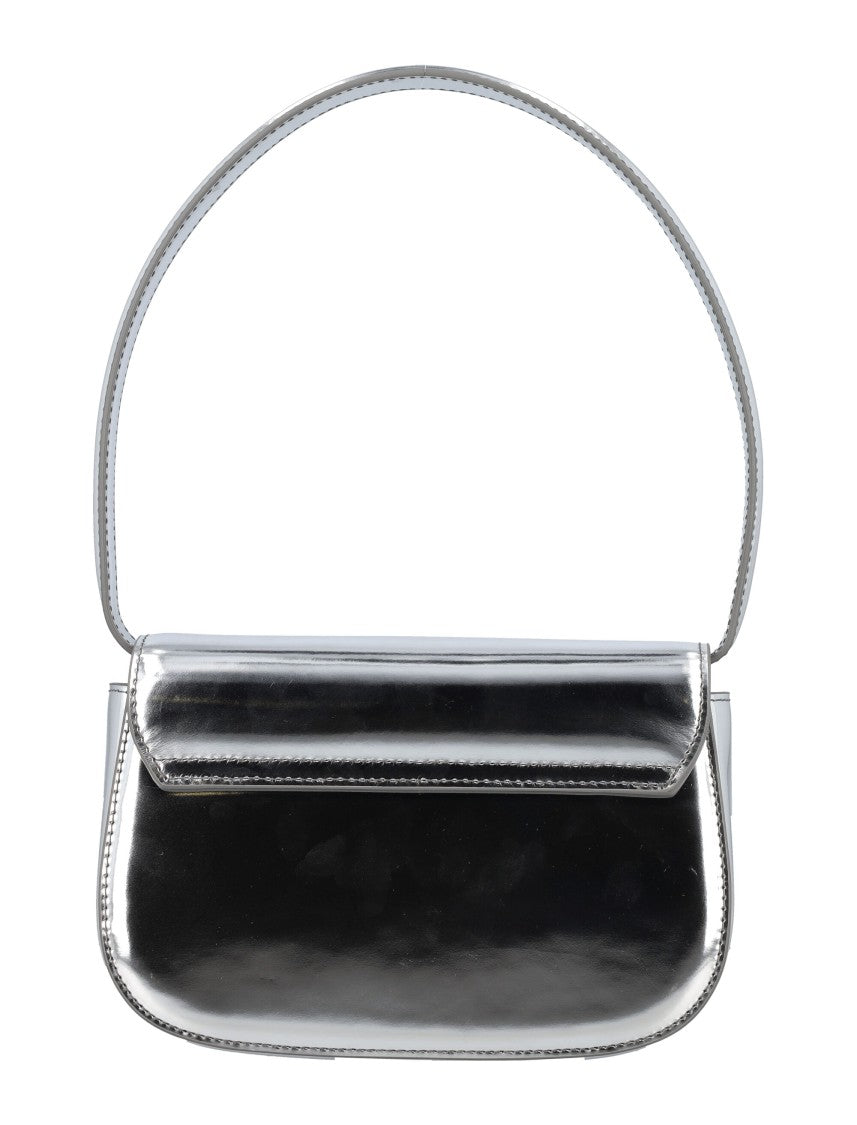 Diesel 1 Dr Mirror Leather Reflective Leather Shoulder Bag