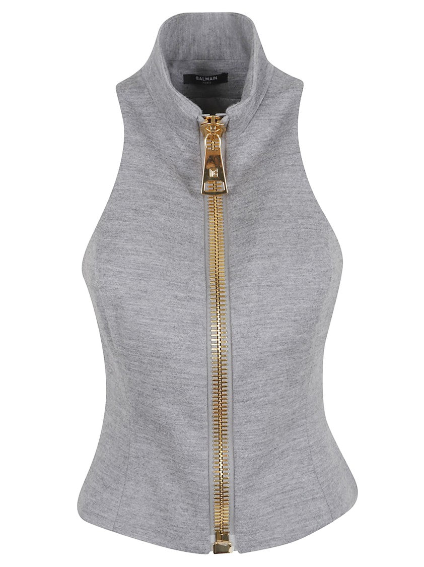 Balmain Classic Sleeveless Tops