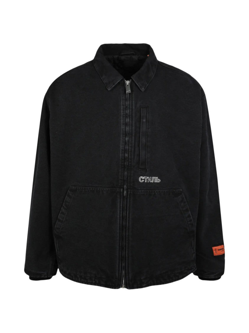 Heron Preston Ctnmb Canvas Padded Jacket