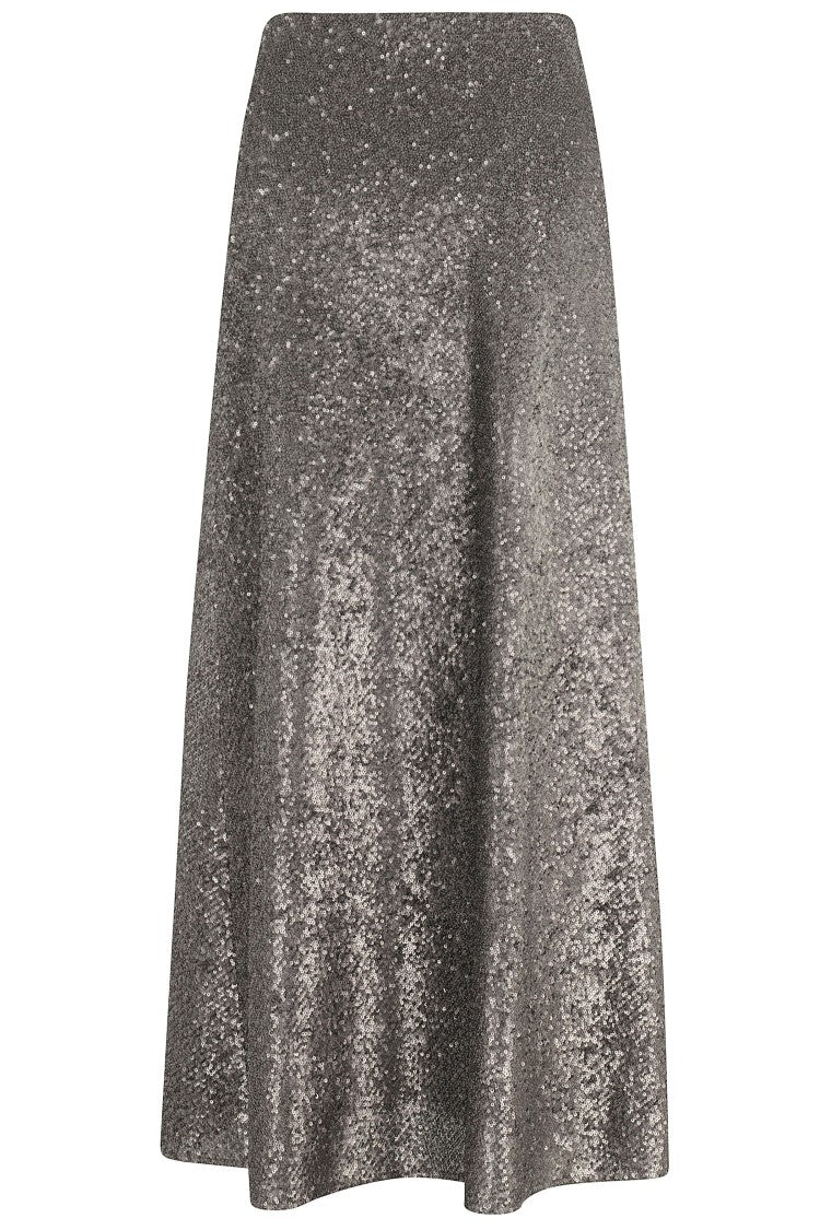 Herno Maxi Skirt With All-Over Sequins