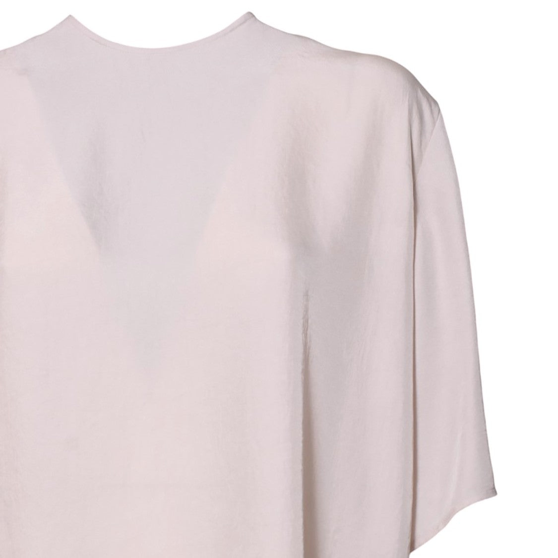 Covert High-Neck Top With Dramatic Scoop Back And Ties