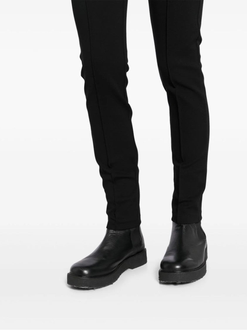 Moncler Black Stretch Fabric Pants