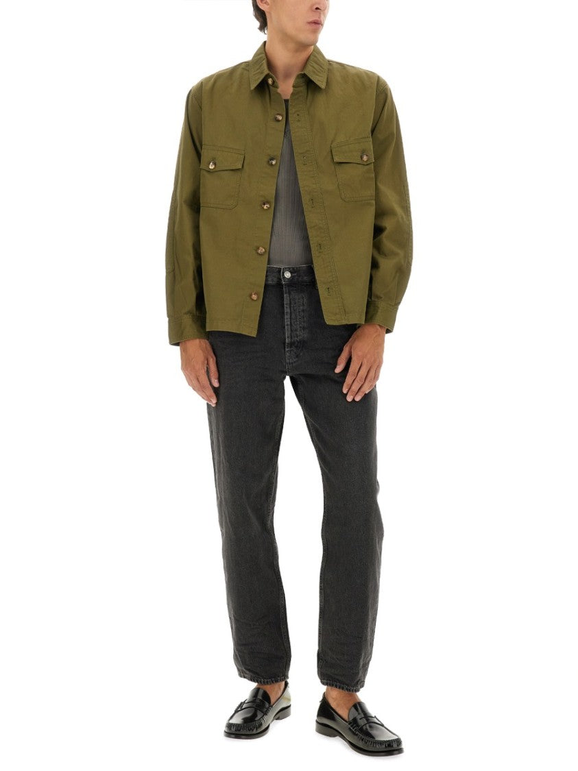 Saint Laurent Cotton Twill Overshirt