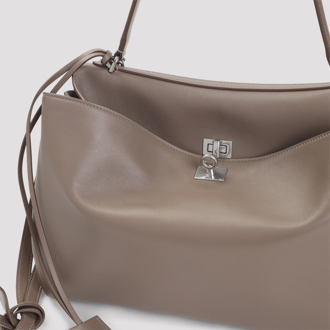 Balenciaga Rodeo M Brown Calf Leather Handbag