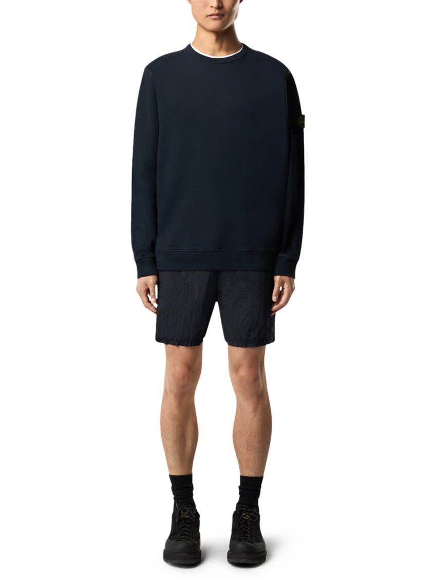Stone Island Classic White Sweater With Design