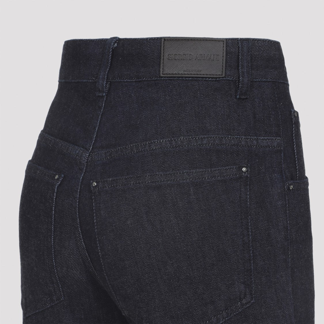 Giorgio Armani Blue Cotton Trousers