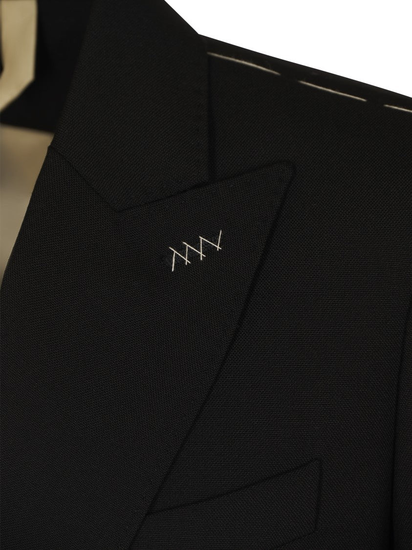 Max Mara Tailored Black Jacket With Double-Breasted Design