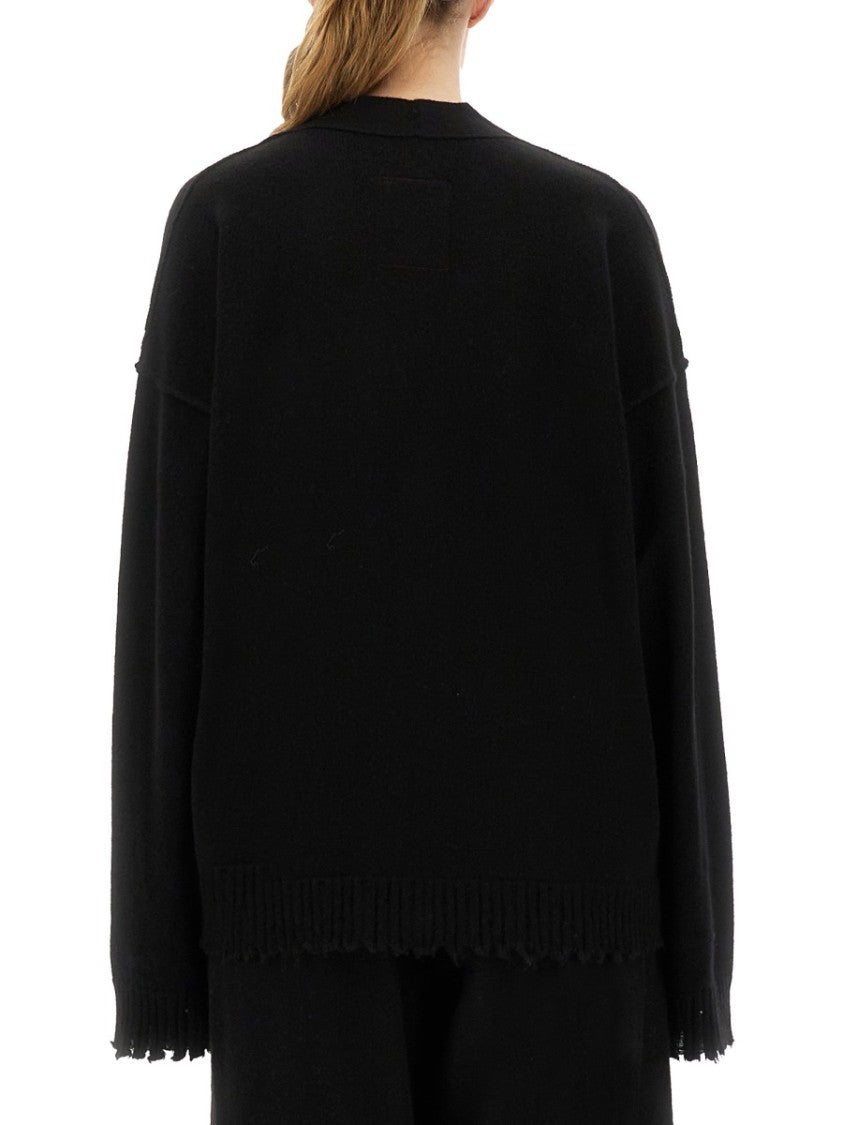Uma Wang Cashmere Cardigan With Relaxed Fit And Button-Down Front