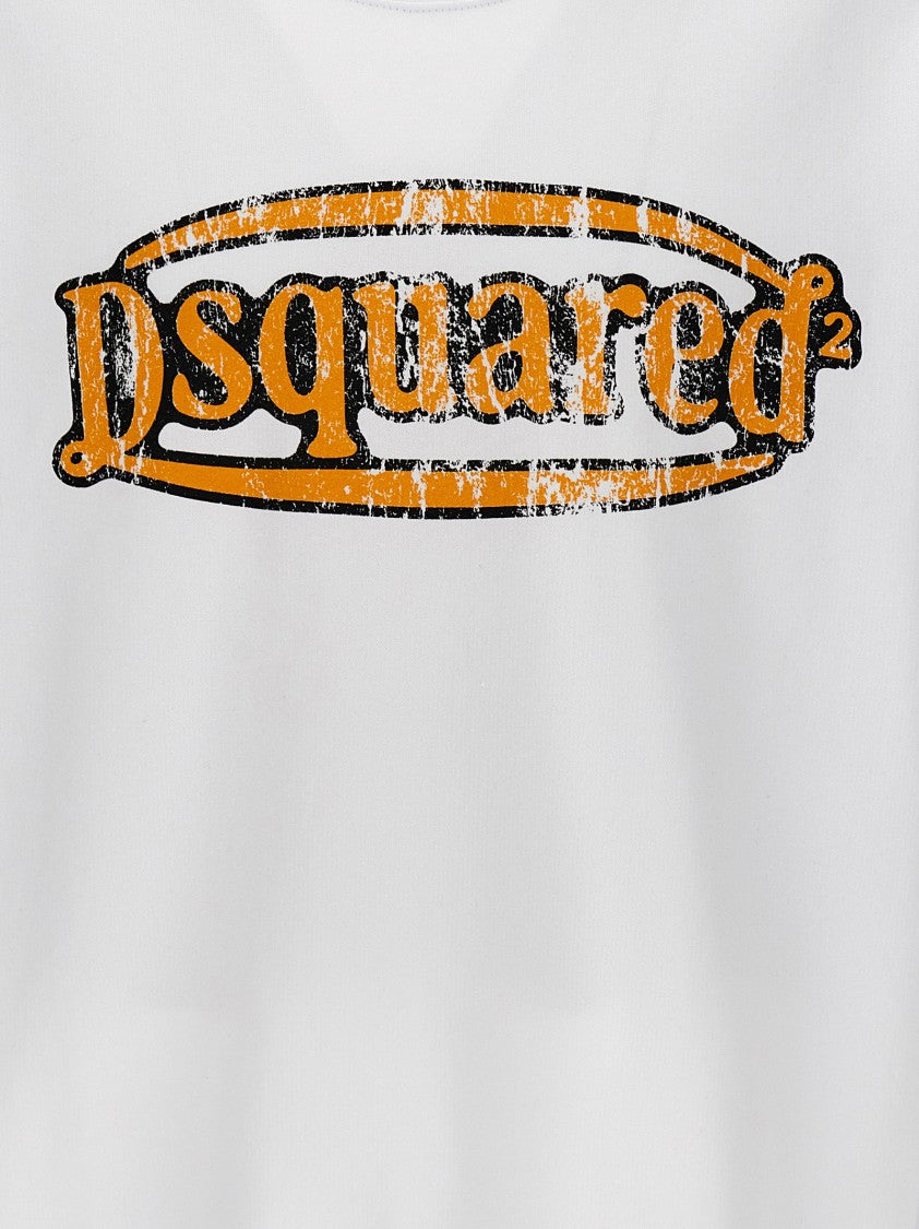 Dsquared2 Fleece Cotton Sweatshirt