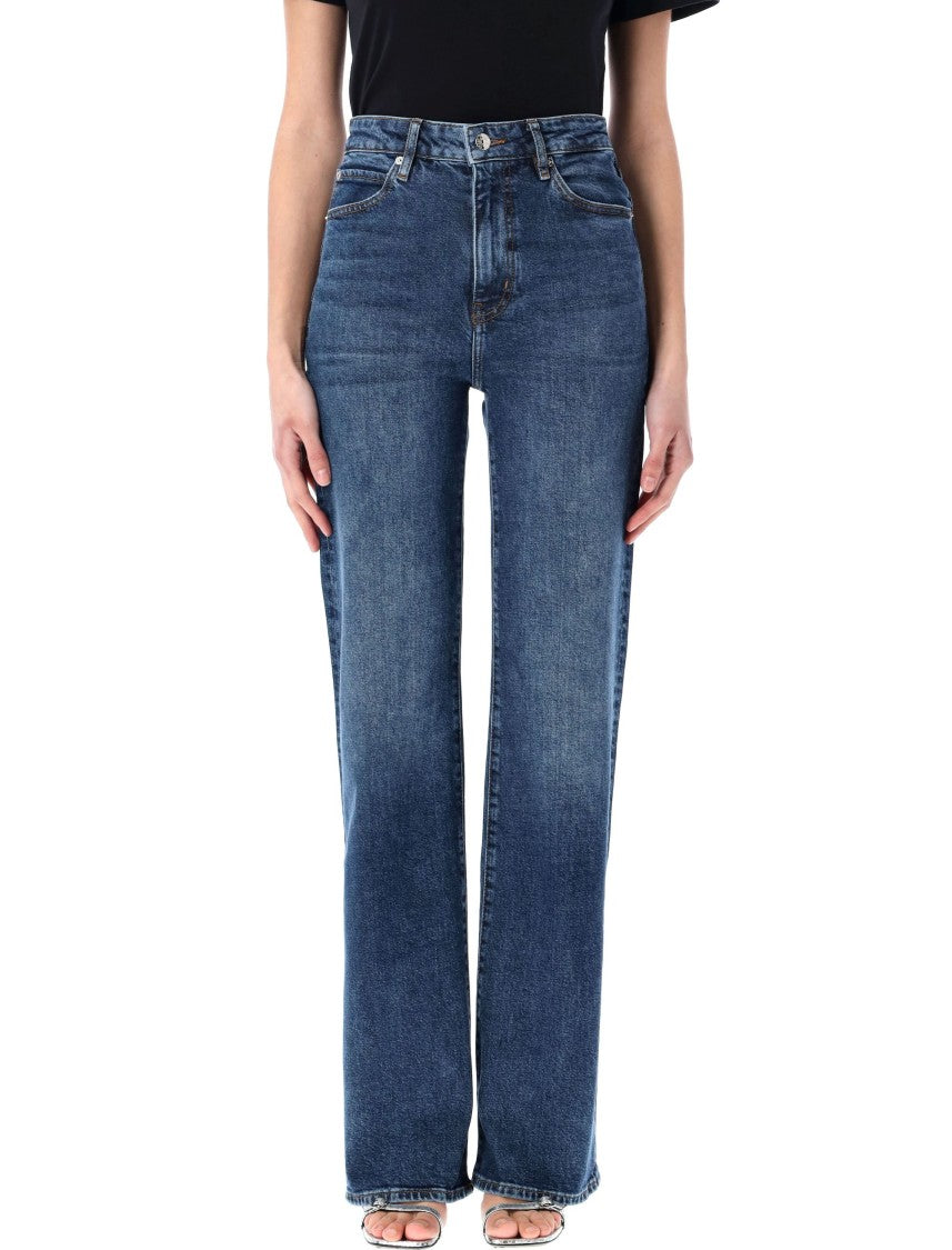 Frame Classic Straight-Leg Jeans With Mid-Rise Waist
