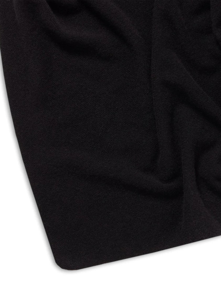 Guest In Residence Classic Black Bandana Scarf With Timeless Design