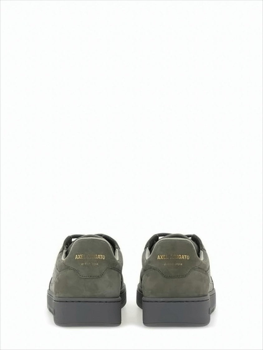 Axel Arigato Olive Green Leather And Suede Low-Top Sneakers