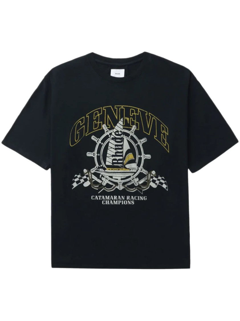 Rhude Geneve Catamaran Cotton T-Shirt