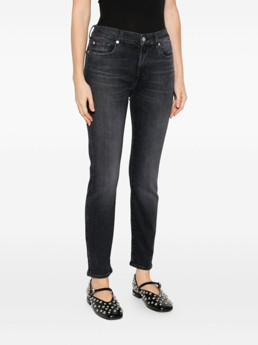 Seven Fitted Black Jeans