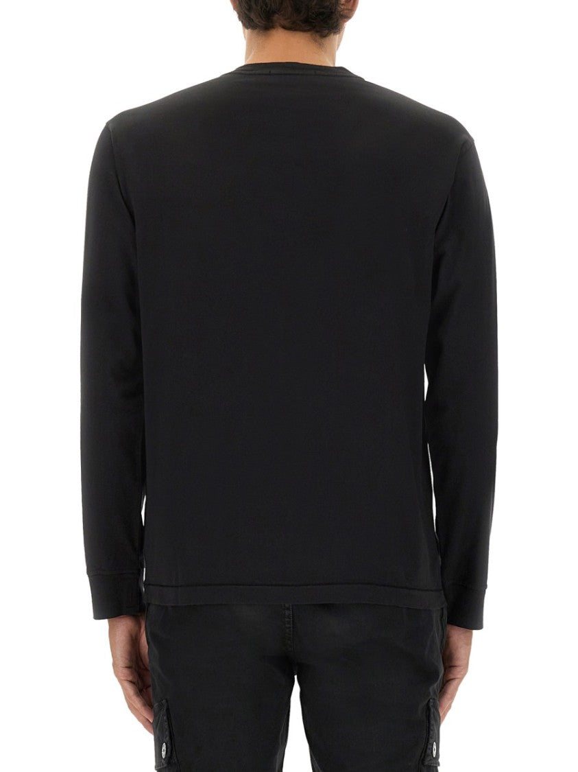 Stone Island Long-Sleeved Cotton Jersey T-Shirt