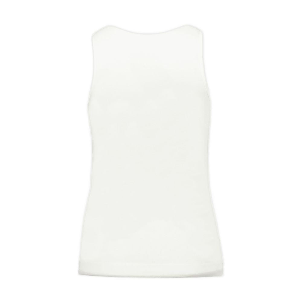 Simone Rocha Fitted Ruffle Frill T-Shirt - Cotton - White