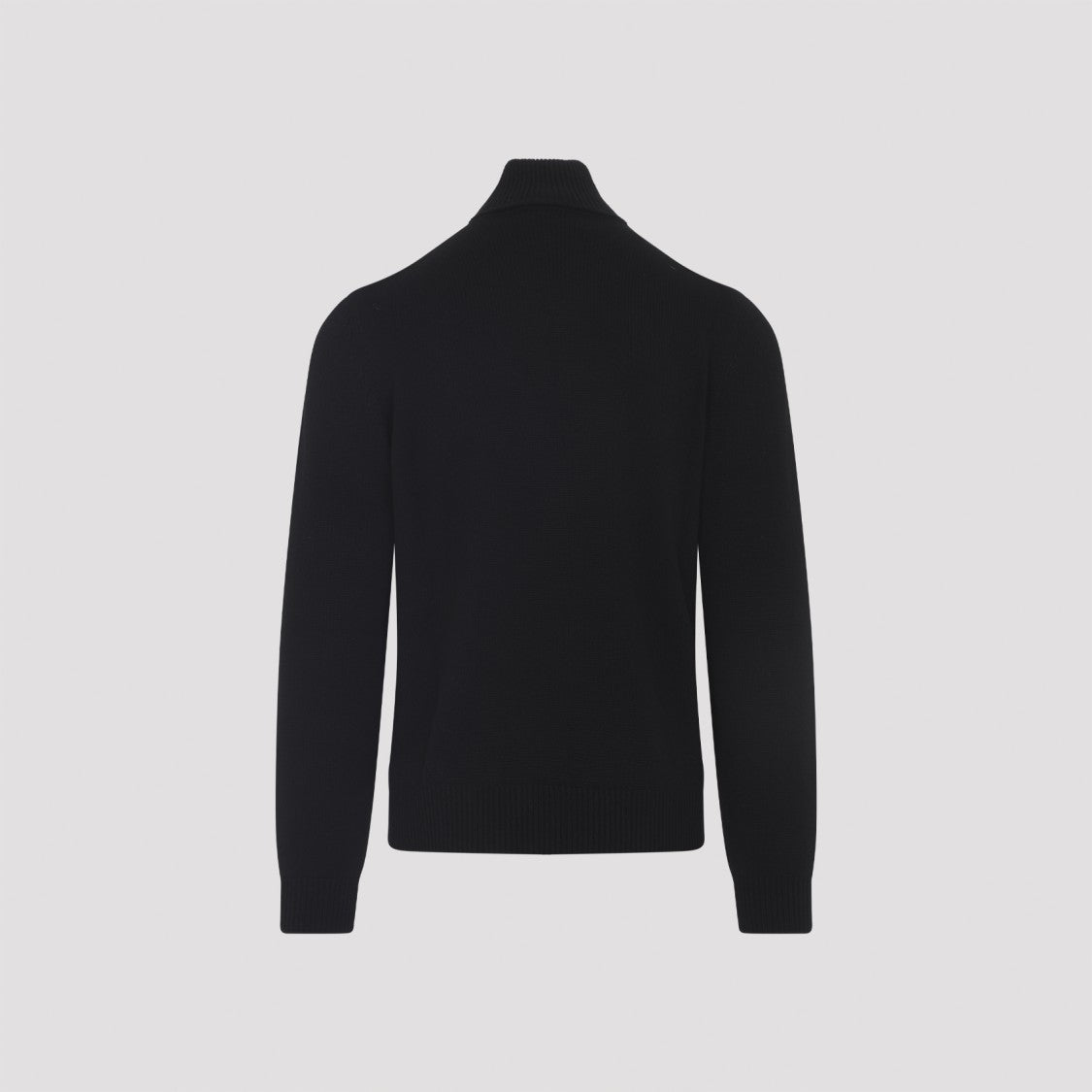Ralph Lauren X Purple Label Bear Long Sleeve Black Cashmere Pullover