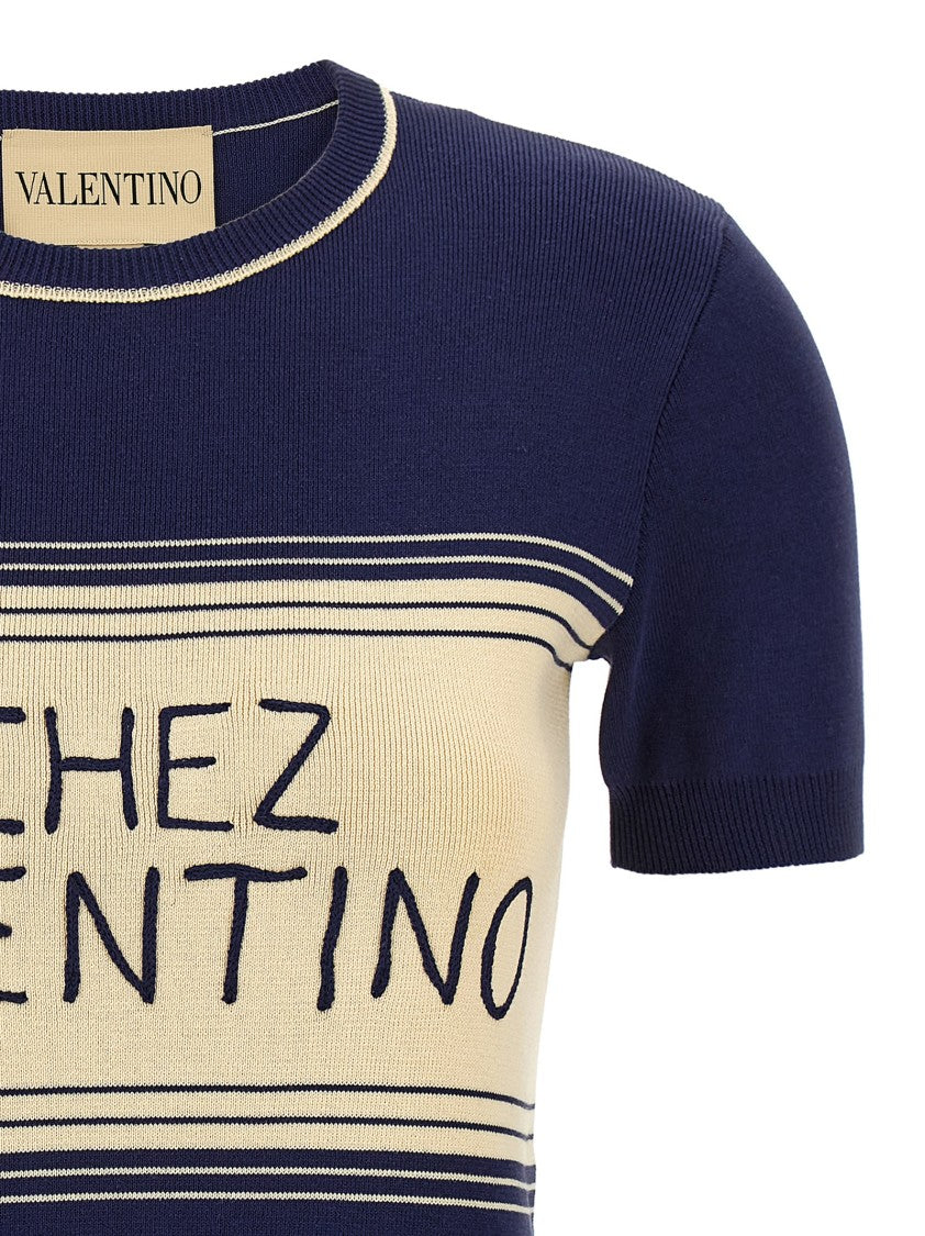 Valentino Garavani Fitted Cotton Knit T-Shirt