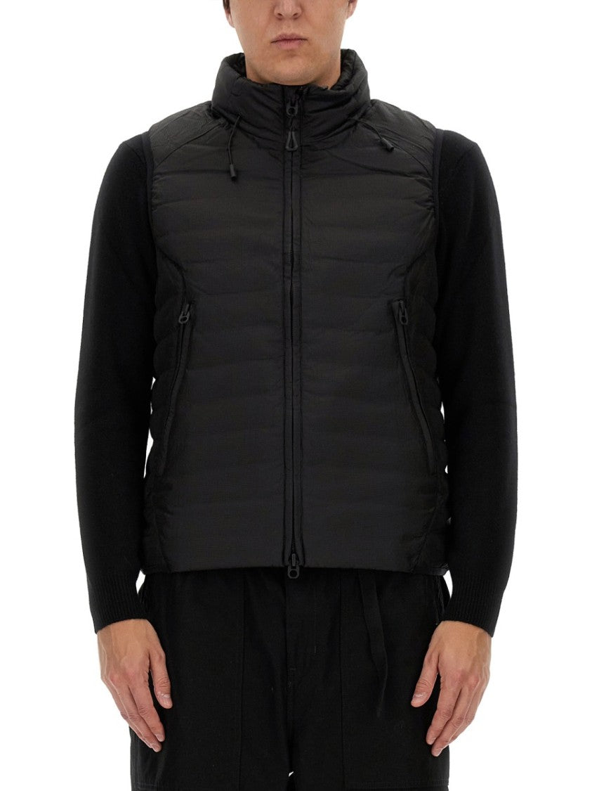 Jg1 Streamlined Padded Vest With High Collar