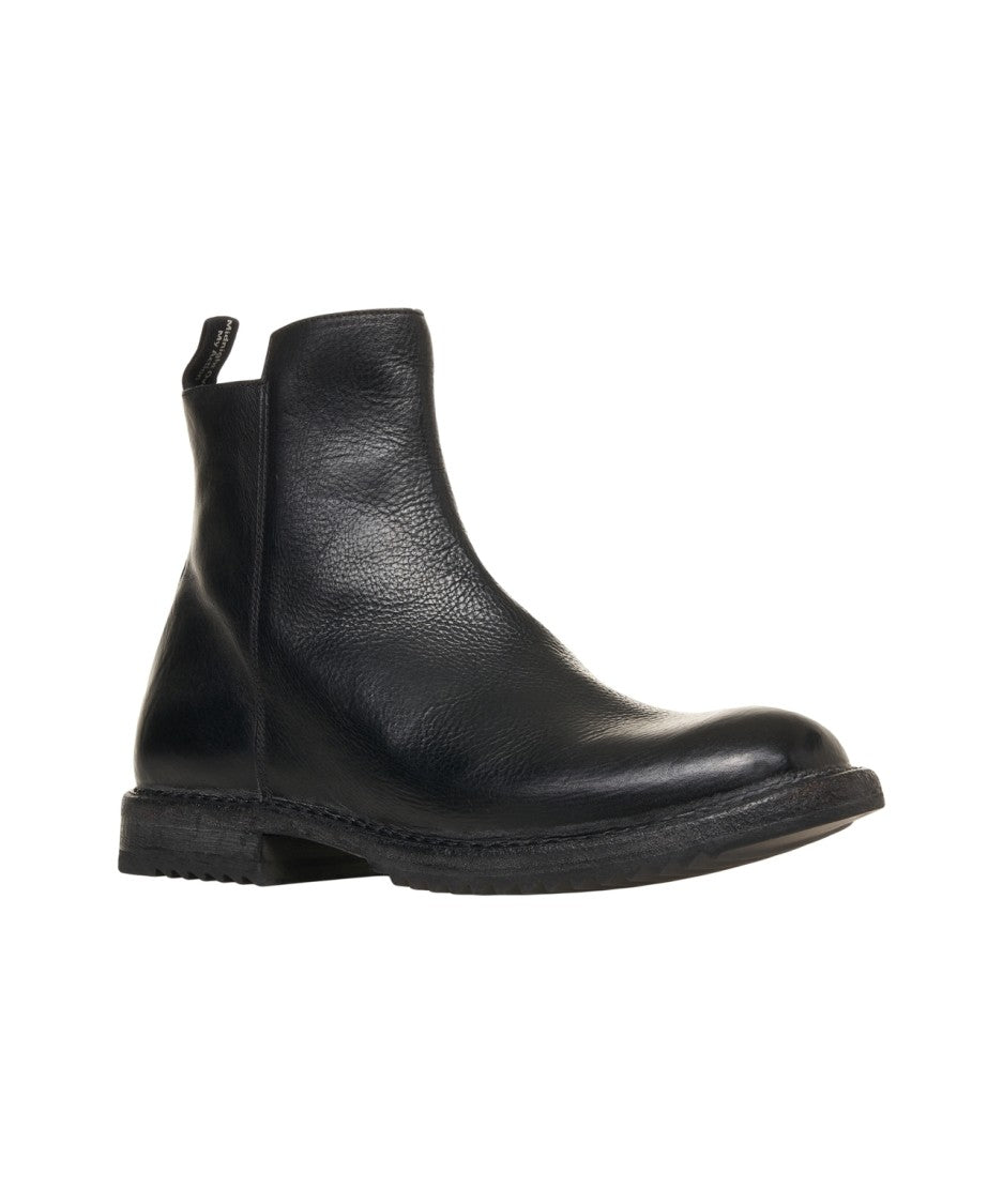 Moma Rick' Leather Ankle Boots