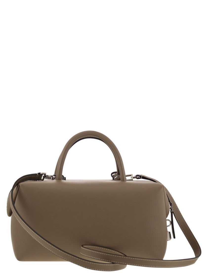 Max Mara Holdallm - Medium Satchel In Natural Leather
