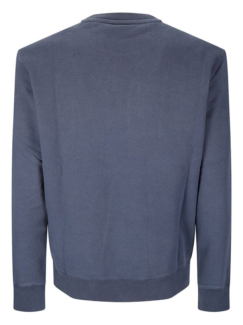 Maison Kitsuné Crewneck Sweater With Embroidered Fox Emblem