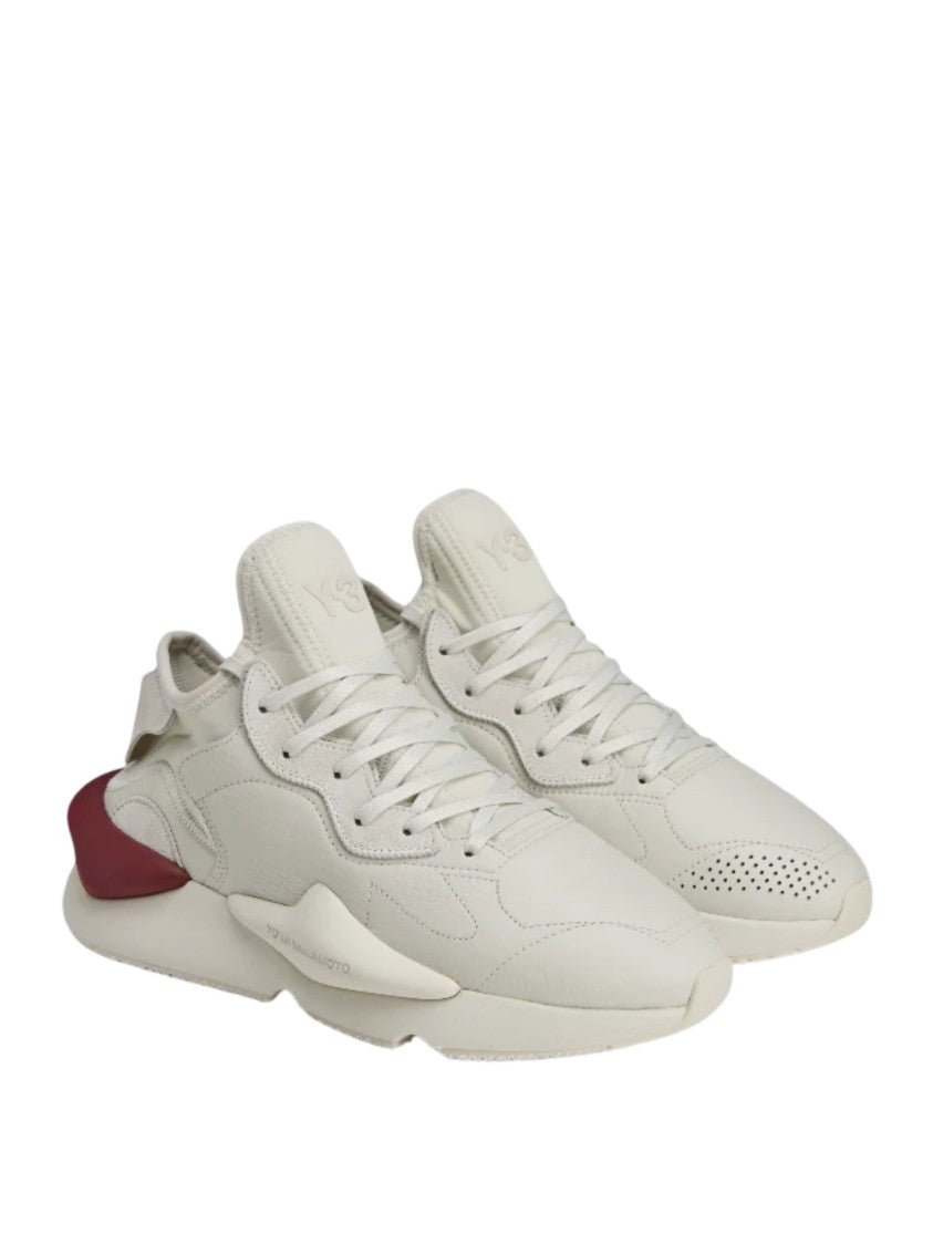 Y-3 Sculpted Rubber Sole Sneakers With Lace-Up Fastening