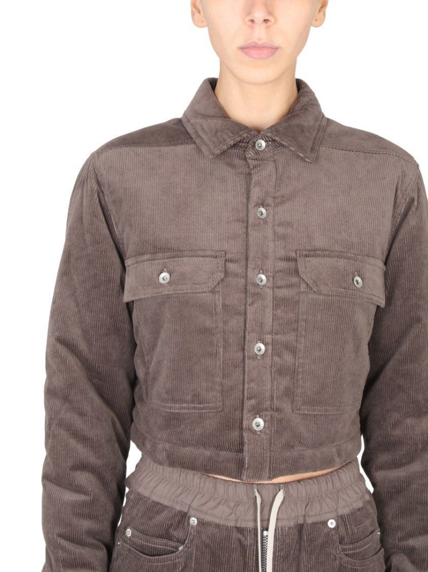 Drkshdw By Rick Owens Cropped Jacket