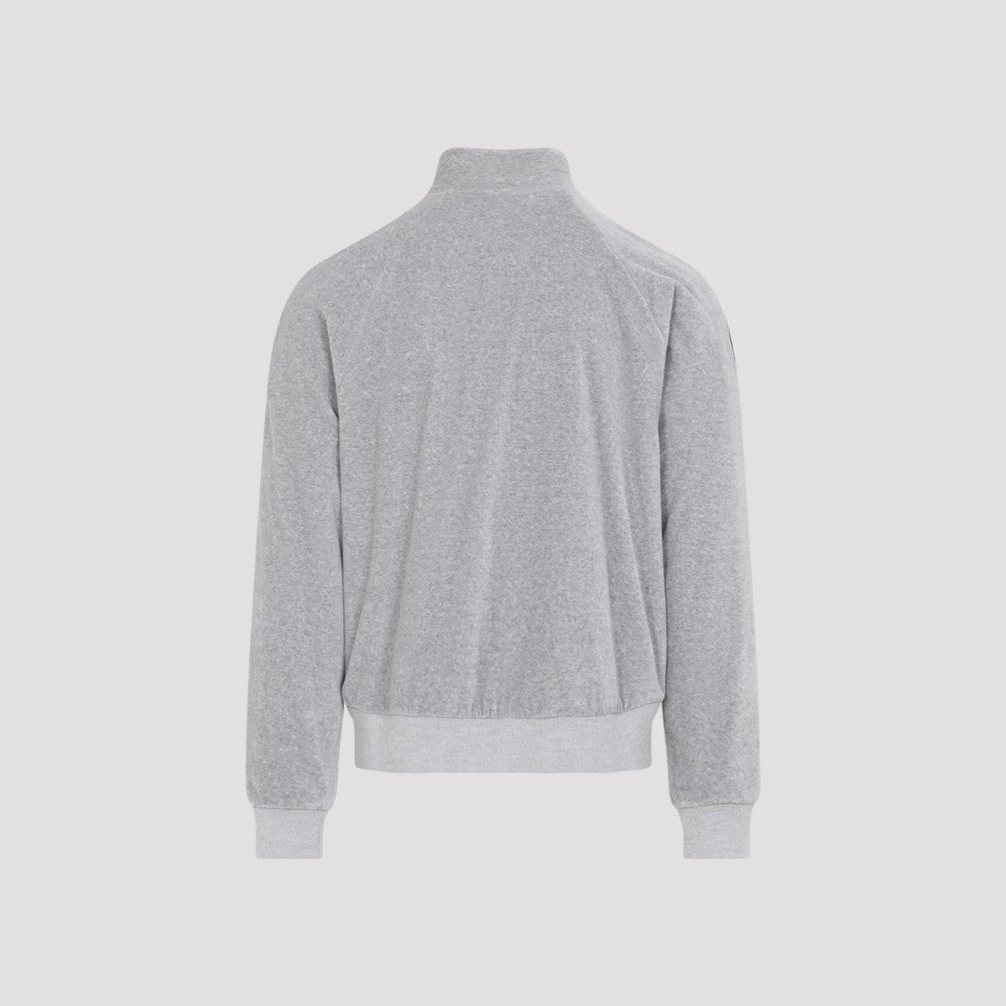 Celine Triomphe Grey Cotton Tracksuit Jacket With Logo Embroidery