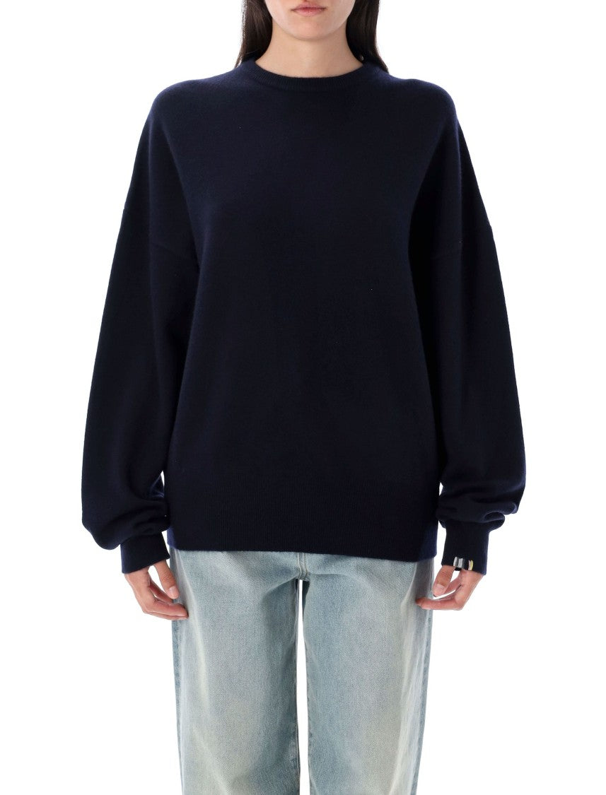 Extreme Cashmere Tes Long-Sleeved Minimalist Pullover Sweater