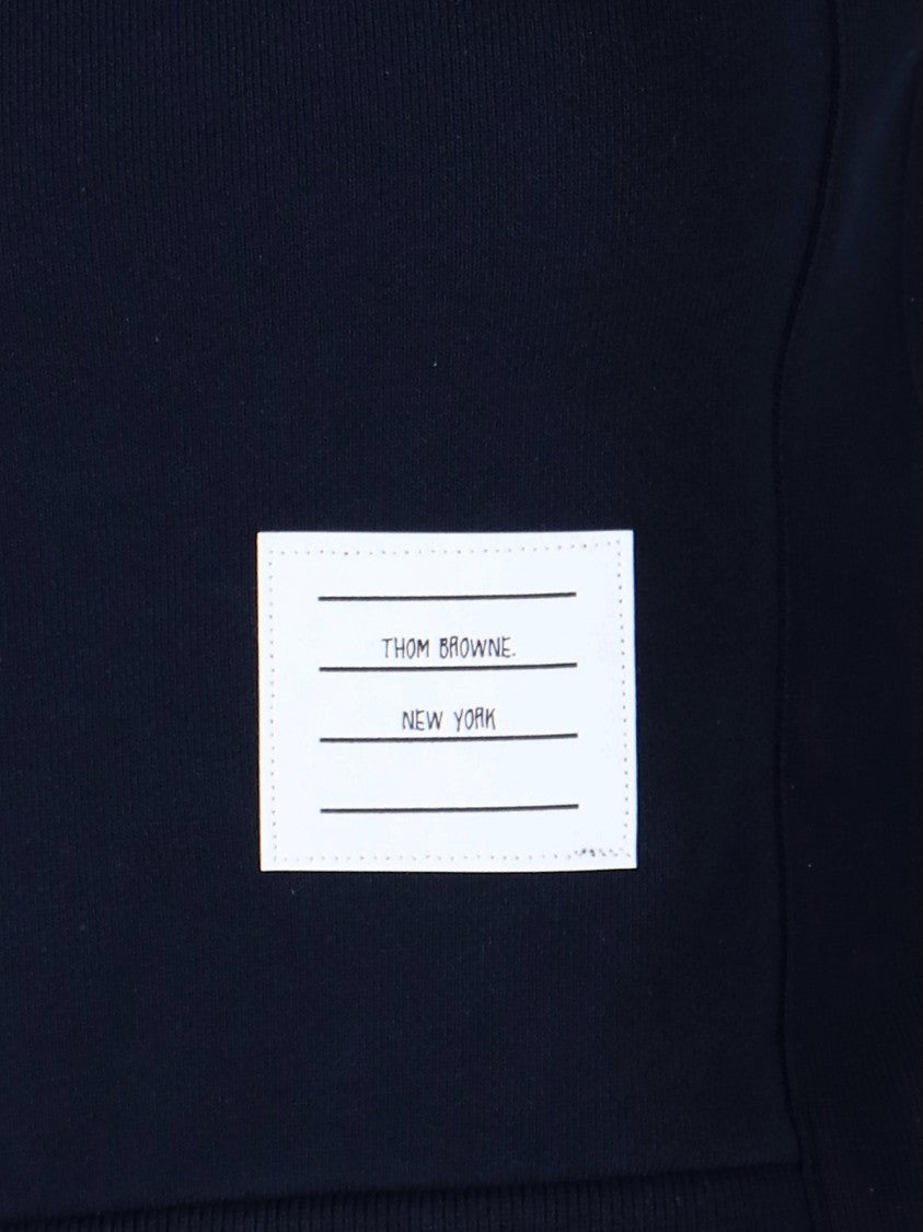 Thom Browne 4-Bar Crewneck Sweatshirt – Blue