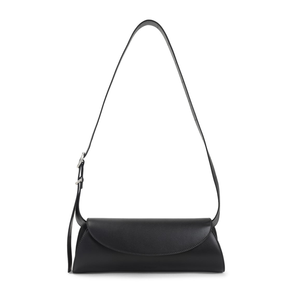 Jil Sander Black Lamb Leather Shoulder Bag