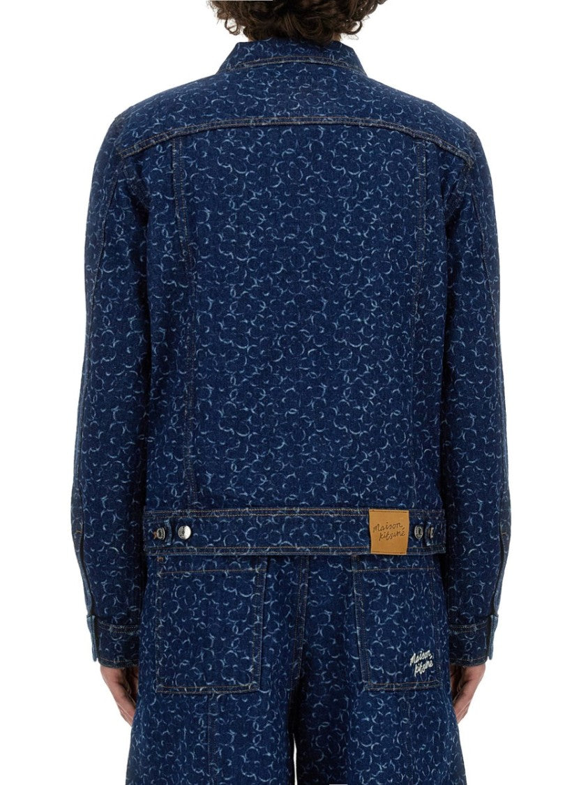 Maison Kitsuné Cropped Denim Jacket