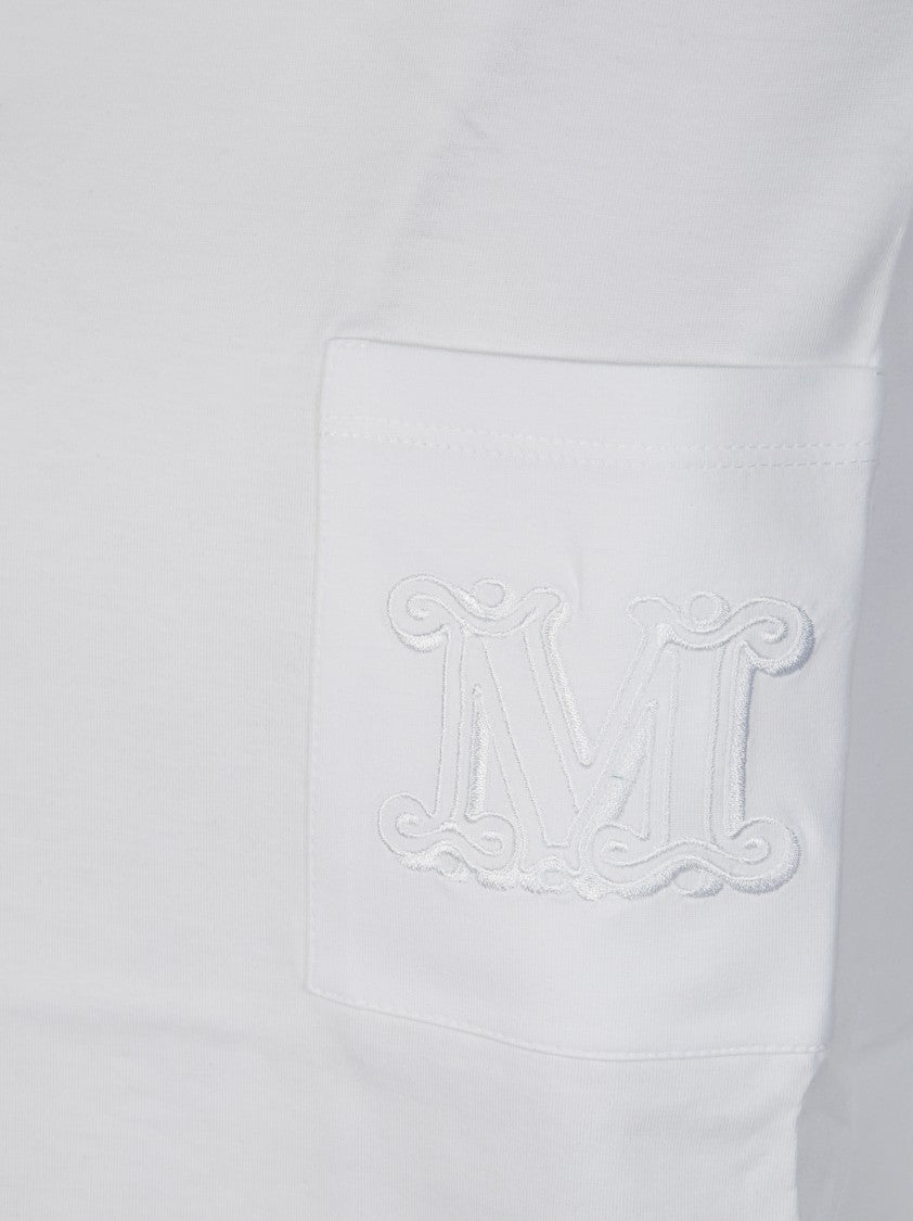 Max Mara Short-Sleeved T-Shirt With Classic Crew Neckline